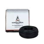Rollo de 100 metros cable color negro 12 THHW-LS